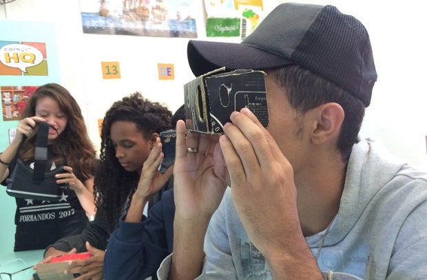 Desenvolvido com 70 alunos, o aparato pode ser utilizado na aprendizagem de várias disciplinas. Foto: Washington Elói Francisco